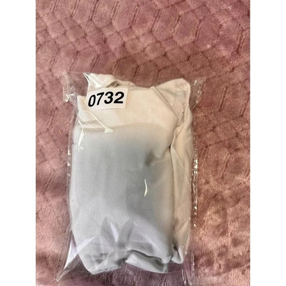 Mangopop collection white turtle neck sleeveless body suit size XL #0732 - Picture 5 of 5